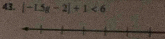 |-1.5g-2|+1<6</tex>