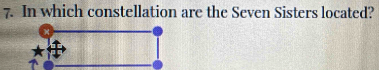 In which constellation are the Seven Sisters located?