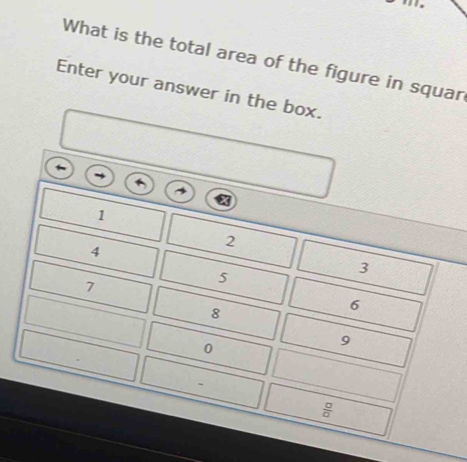 What is the total area of the figure in squan Enter your answer in the ...