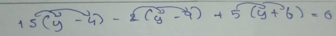 15(y-4)-2(y^2-9)+5(y+6)=0