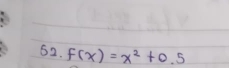 f(x)=x^2+0.5