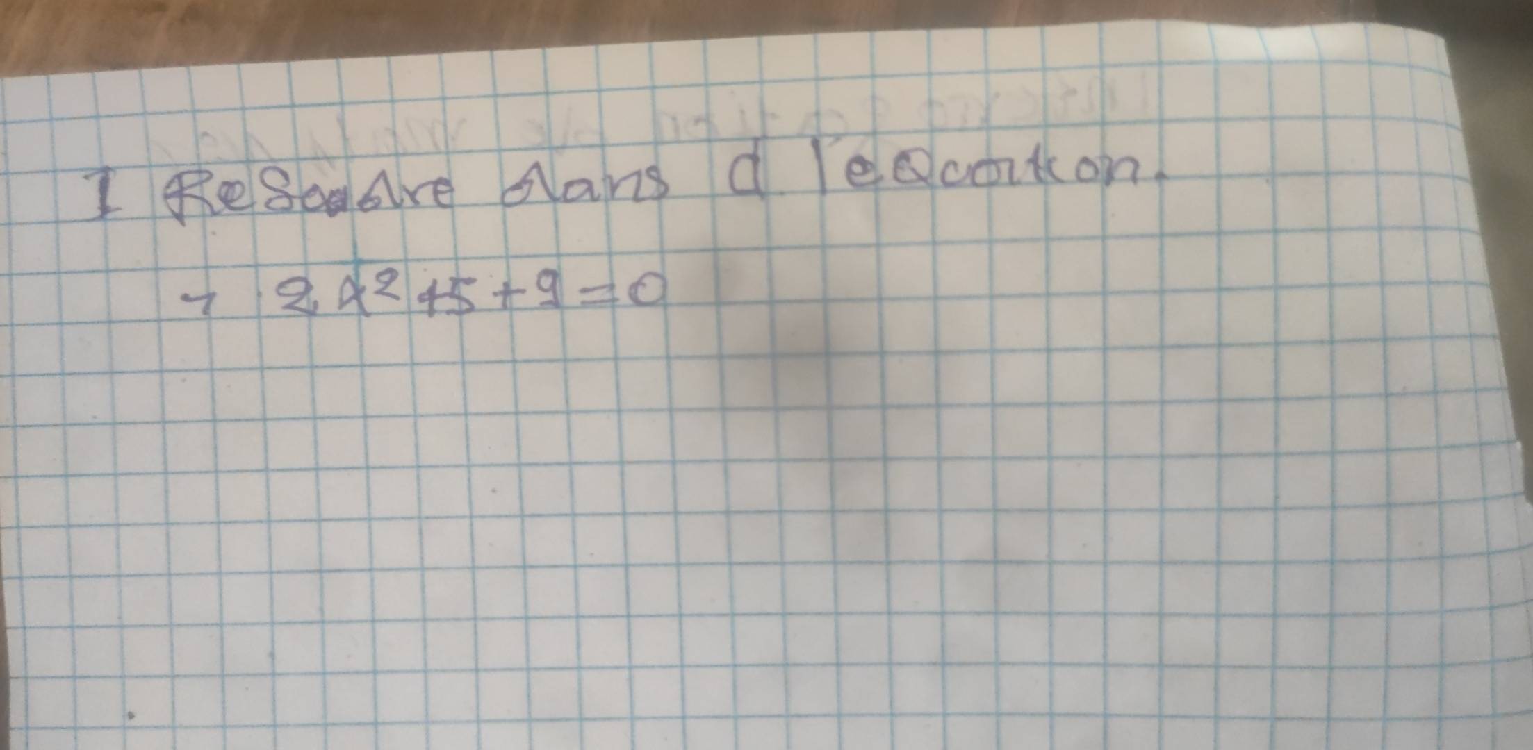 Rego Are cans d leeaoton
2x^2+5+9=0