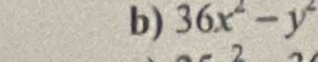 36x^2-y^2