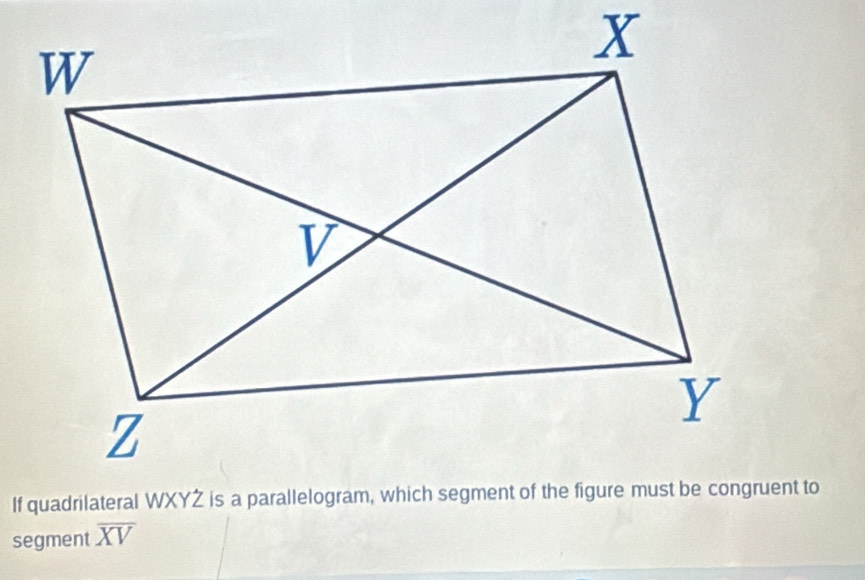 segment overline XV