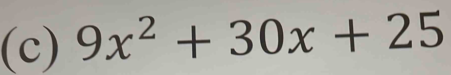 9x^2+30x+25