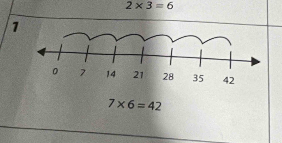 2* 3=6
1
7* 6=42