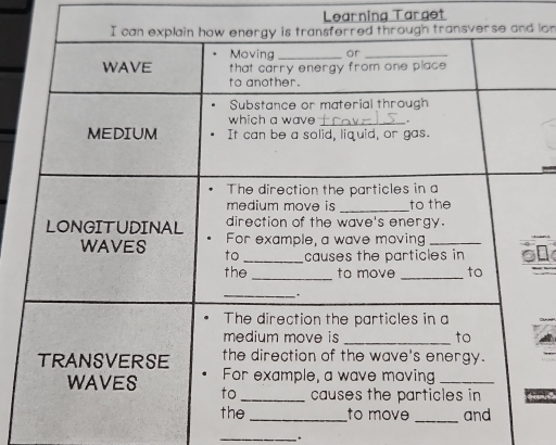 Learning Target 
lon 
_.