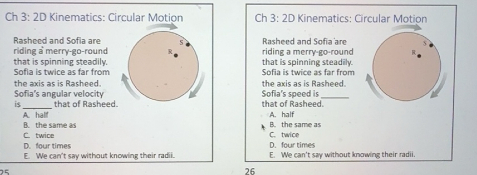 Solved: Ch 3:2D Kinematics: Circular Motion Ch 3:2D Kinematics ...