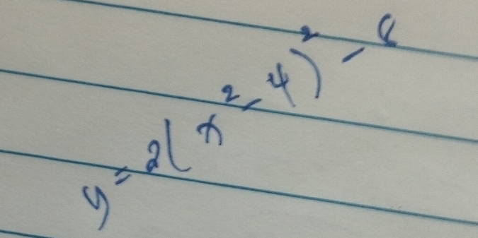 y=2(x^2-4)^2-8