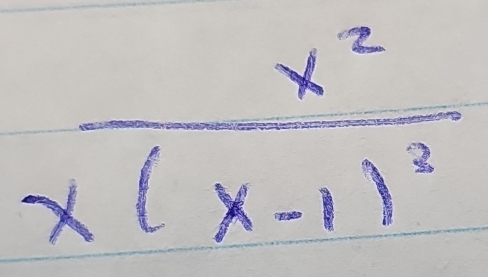 frac x^2x(x-1)^2