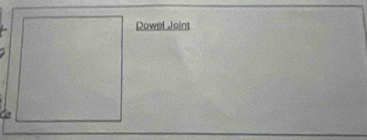 Dowel Joint 
Ca