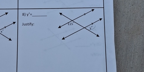 y°= _
Justify: