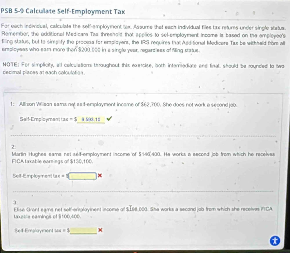 Solved: PSB 5-9 Calculate Self-Employment Tax For each individual ...
