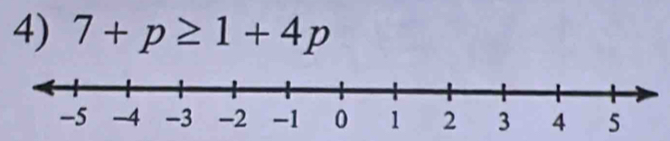 7+p≥ 1+4p