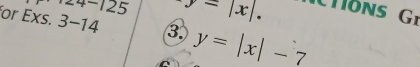 24=125 y=|x|. 
t n s Gi 
for Exs. 3-14 3 y=|x|-7