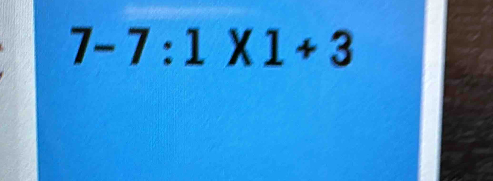 7-7:1* 1+3