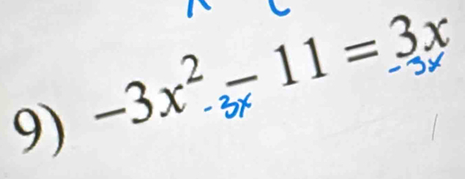 -3x² . 11 =3x