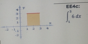 4 y
EE4c:
3
2
1
x ∈t _1^36dx
1 2 3 4
-2 - 1 . 1
-2