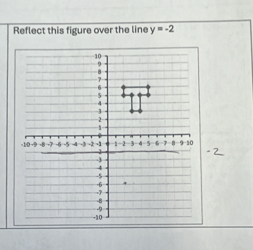 Reflect this figure over the line y=-2