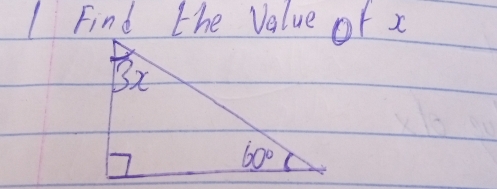 Find the Value of x