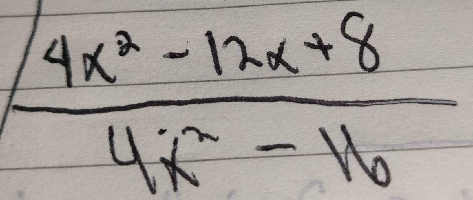  (4x^2-12x+8)/4x^2-16 