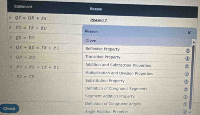 Angle Addition Property