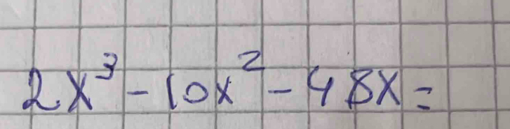 2x^3-10x^2-48x=