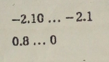 - 2.10 … - - 2.1
0.8... 0