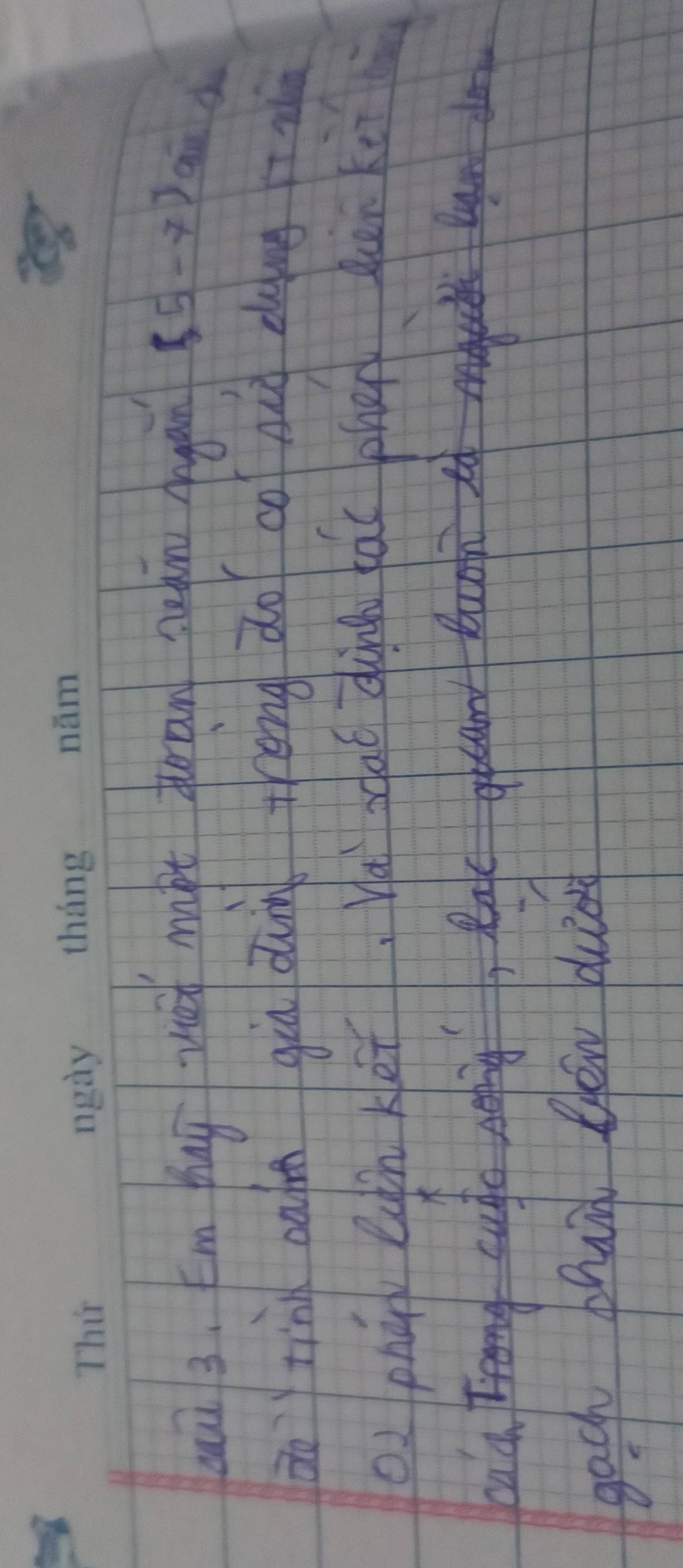 ai 3. Em bag wey mapt furan suhin gan (5-7) aān d 
ào tìng oan gin dun trèng do co nú dung 
ou phú einkéi, hài záo dàng tǎo phen qān ki 
Freng cuge neg, tae gaan tung o mgch un do 
gach bhan gen dun