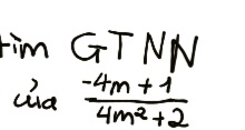 tim GTNN 
ua  (-4m+1)/4m^2+2 