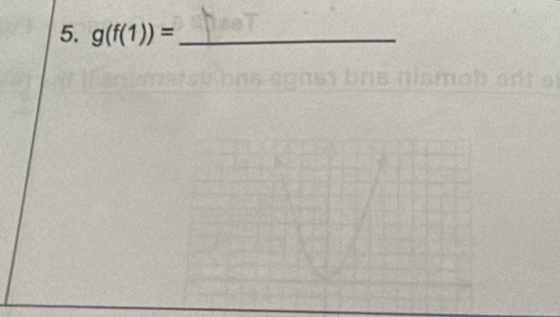 g(f(1))= _