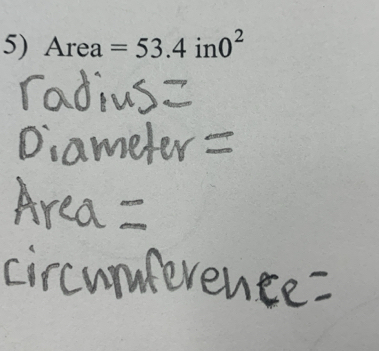 Area=53.4in0^2