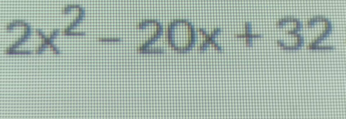 2x^2-20x+32