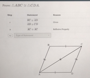 Prove: △ ABC≌ △ CDA.