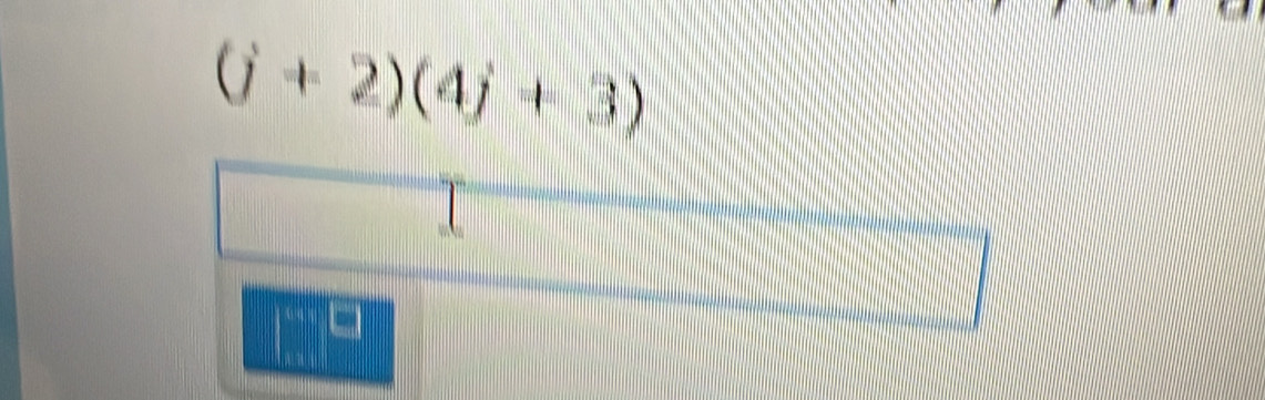 (j+2)(4j+3)
|_(k=1)^(())|_^()