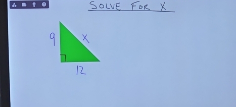 SOLvE FOR X