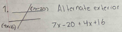 Altarnate exterior
7x-20+4x+16