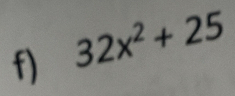 32x^2+25