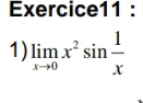 limlimits _xto 0x^2sin  1/x 