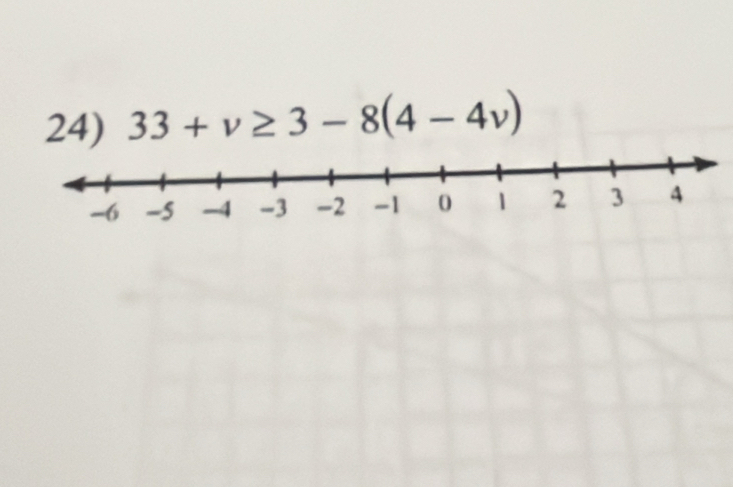 33+v≥ 3-8(4-4v)