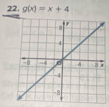 g(x)=x+4