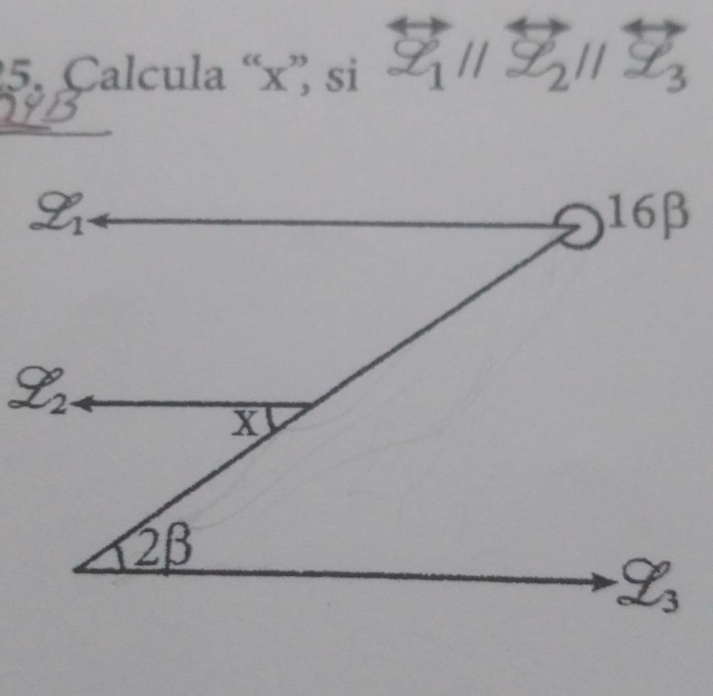 Calcula “x”, si
vector Z_1parallel overleftrightarrow Z_2parallel overleftrightarrow Z_3