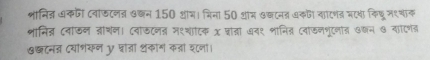 शोनिन्न धंकफी दवाफटलनन ७छन 150 शम। मिना 50 थम अख्टनत अकट काटणत नाथ किछू न९शाक 
शानित्न दवछन ्शिज। दवो्टनत न९्शटक X प्राता धव१ शानित (वाफनभूटनोत ७कन ७ बॉणंज 
७छटननन याशकन y घ्रा् थकोग कजा शटना।