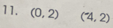 (0,2) (^-4,2)