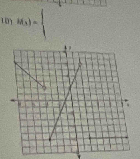 10 h(x)=beginarrayl endarray.