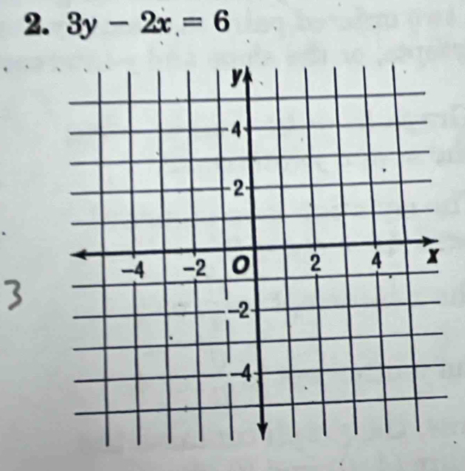 3y-2x=6