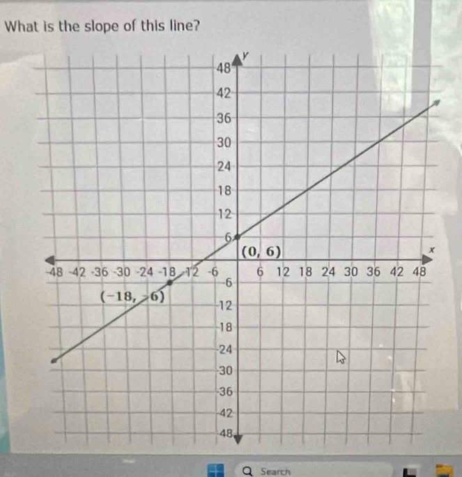 What is the slope of this line?
QSearch