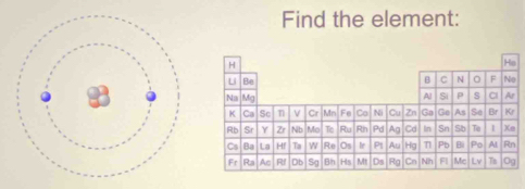 Find the element: