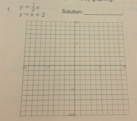 y= 1/2 x Solution:_
y=x+2