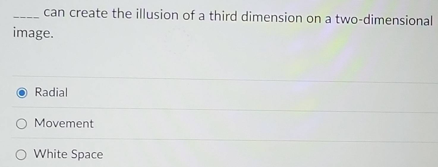 Solved: can create the illusion of a third dimension on a two ...